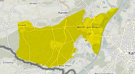 Immobilienpreisekarte W&ouml;rth am Rhein